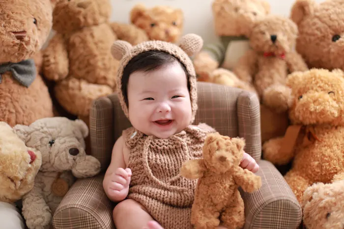 Baby Pastel Studio 100 Days Photo Shoot