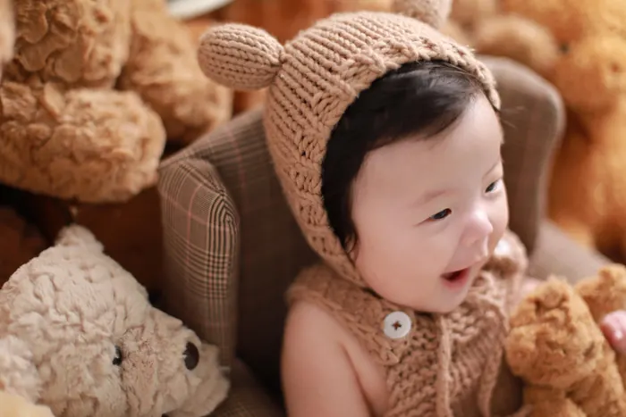 Baby Pastel Studio 100 Days Photo Shoot