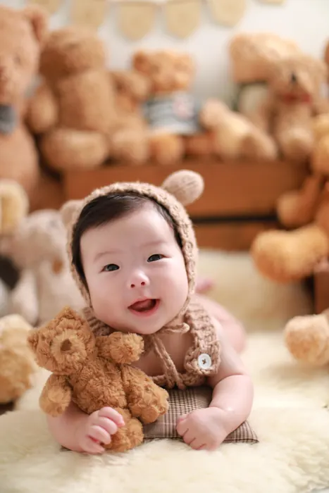 Baby Pastel Studio 100 Days Photo Shoot