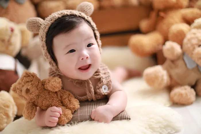 Baby Pastel Studio 100 Days Photo Shoot