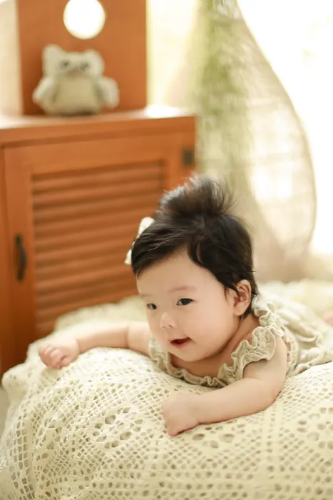 Baby Pastel Studio 100 Days Photo Shoot