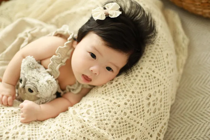 Baby Pastel Studio 100 Days Photo Shoot