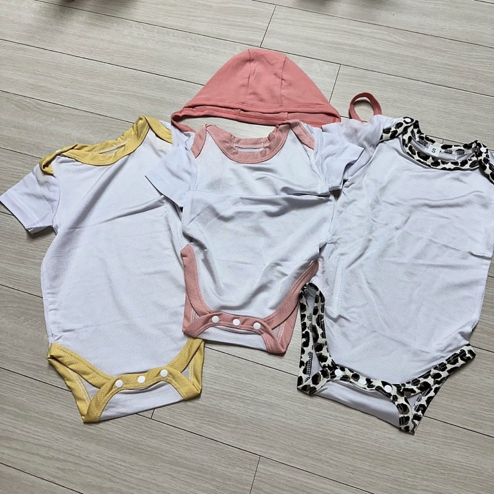 Tiny baby clothes purchased at the April 2024 COEX baby fair